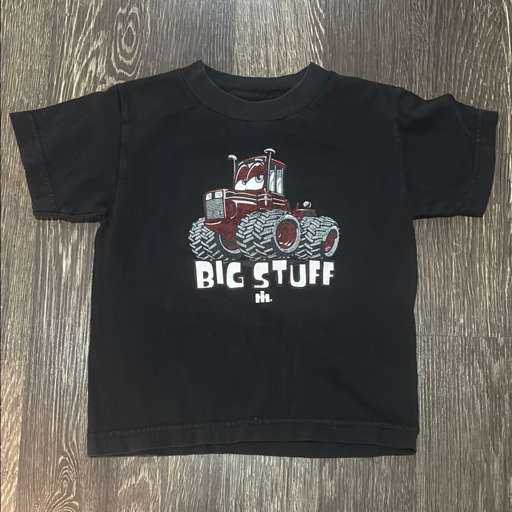 Case IH size 4 short sleeve T-shirt with a tractor and ‘big stuff’ on it.